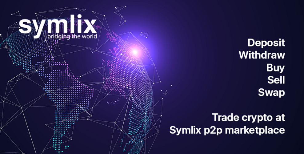 How to make crypto deposit, withdraw, buy, sell or swap on Symlix p2p?